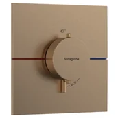 Baterie podtynkowe - HANSGROHE 15574140 ShowerSelect Comfort E Bateria termostatyczna, podtynkowa Brąz Szczotkowany - miniaturka - grafika 1