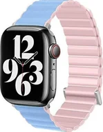 Akcesoria do smartwatchy - Beline Beline pasek Apple Watch Magnetic Pro 38/40/41mm różowo/błękitny pink/sierra box - miniaturka - grafika 1