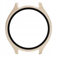 Akcesoria do smartwatchy - Etui Bizon Case+Glass Watch do Xiaomi Watch 2, beżowe - miniaturka - grafika 1