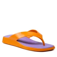 Klapki i japonki damskie - Japonki Melissa - Brave Flip Flop Ad 33699 Orange/Lilac AH100 - miniaturka - grafika 1