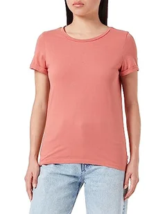 Q/S by s.Oliver T-shirt damski, krótki rękaw, pomarańczowy, L - Koszulki i topy damskie - miniaturka - grafika 1