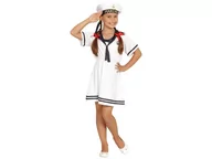 Stroje karnawałowe - Widmann marynarz-dziewcząt  kostium dziecięcy, 104, biały 03094 - miniaturka - grafika 1