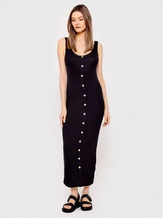 Brave Soul Sukienka codzienna LDRJ-36EMILY Czarny Slim Fit - Sukienki - miniaturka - grafika 1