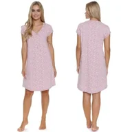 Piżamy ciążowe - Doctor Nap TCB.5328 daisy flowers L różowy Nocna Koszula Do Karmienia - miniaturka - grafika 1