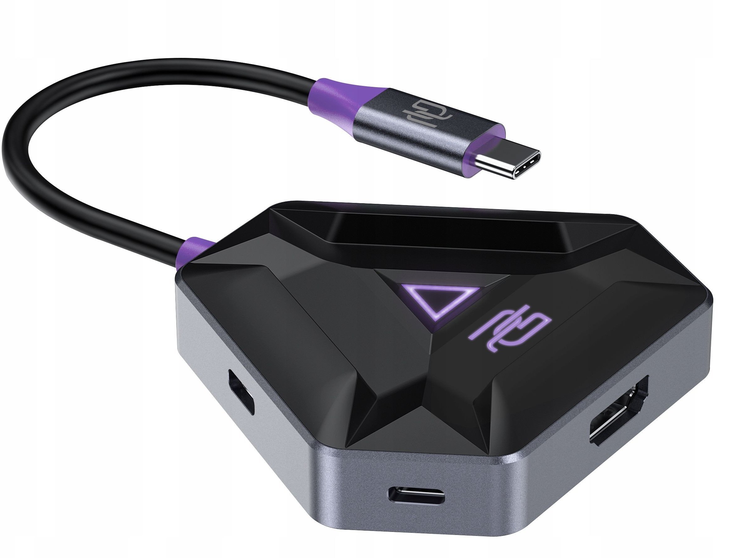 Hub Dla Graczy Gamingowy 2x Usb-c 2x Usb 3.0 Hdmi Pd 100w Laptop Pc Proove / Hbpg18221205 / Spectre Gaming Hub SB10610