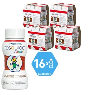 Resource Junior smak czekoladowy, 4 x 200 ml - Żywienie medyczne - miniaturka - grafika 1