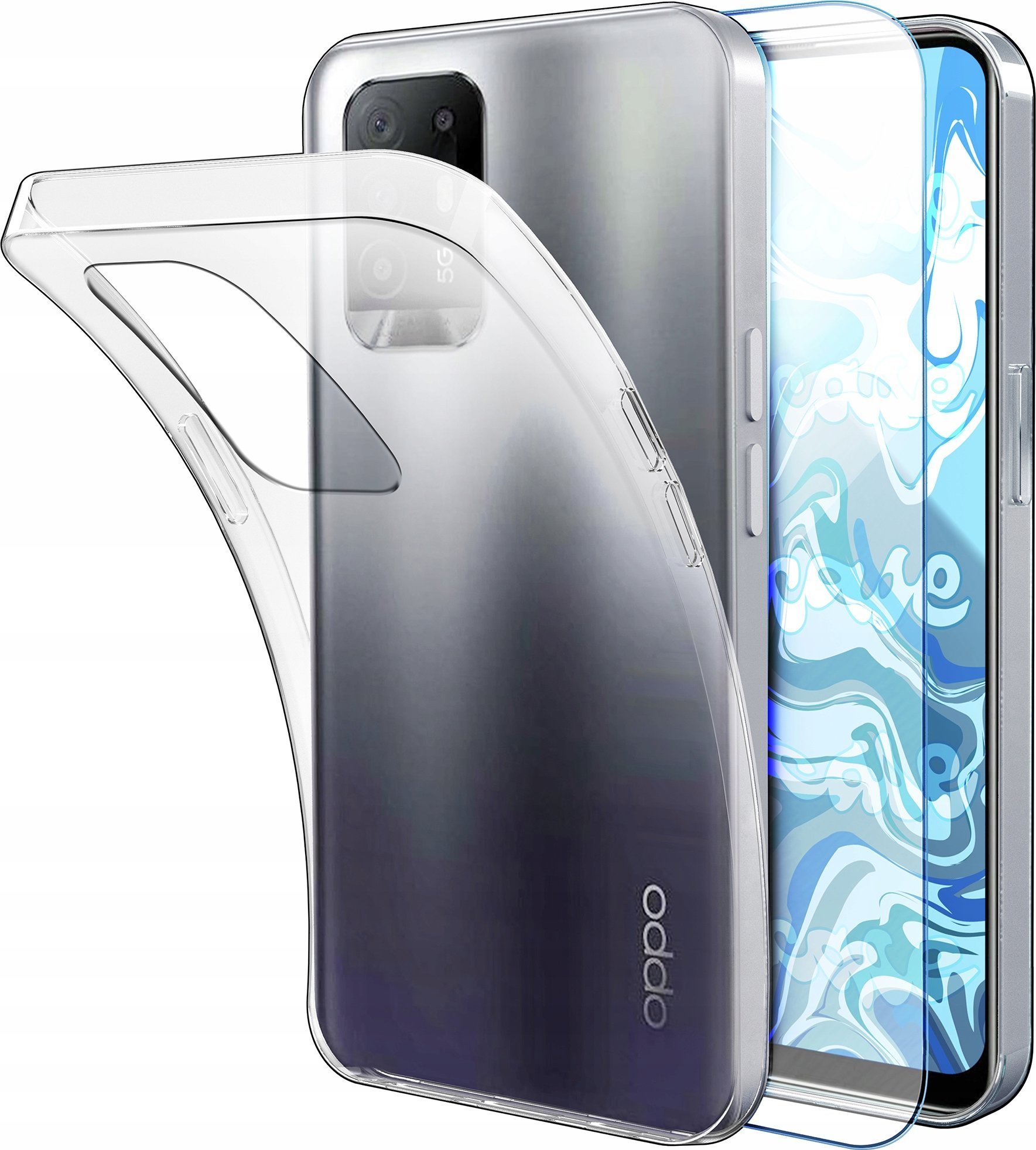 Etui Do Samsung Galaxy M33 5G Przezroczyste, Silikonowe, Ochronne Szkło