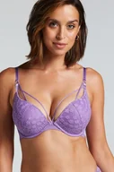 Biustonosze - Hunkemöller Usztywniony biustonosz maximizer z fiszbinami Daisy Fioletowy - miniaturka - grafika 1