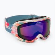 Gogle narciarskie - Roxy Gogle snowboardowe damskie Sunset Art Series różowe ERJTG03168-BHY1 - miniaturka - grafika 1