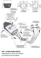 Części motocyklowe - LeoVince zestaw części zamiennych do rury wydechowej 2/1, z katalizatorem - miniaturka - grafika 1