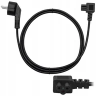 Kable komputerowe i do monitorów - Przewód Zasilający Laptop Kabel Koniczynka 1,8m - miniaturka - grafika 1