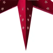 Ozdoby bożonarodzeniowe - Gwiazda 10 LED 60 cm czarna - miniaturka - grafika 1