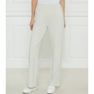 Calvin Klein Jeans Spodnie dzianinowe Regular Fit - Spodnie damskie - miniaturka - grafika 1