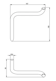 Deante Silia Uchwyt na papier toaletowy titanium ADID211 - odbiór osobisty: Kraków, Warszawa - Stojaki i wieszaki na papier toaletowy - miniaturka - grafika 1