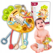 Zabawki sensoryczne - Zabawka Gryzak Montessori Sensoryczna Antystresowa Dla Niemowląt Marchewka - miniaturka - grafika 1