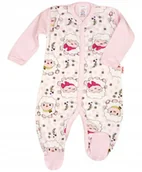 Pajacyki dla niemowląt - PAJAC pajacyk DRUK CYFROWY OWIECZKI r 56 KLEKLE - miniaturka - grafika 1