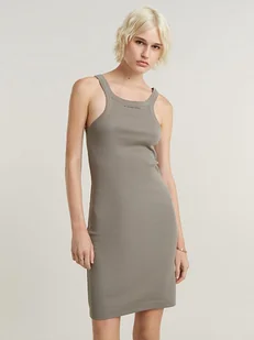 G-Star Sukienka w kolorze khaki - Sukienki - miniaturka - grafika 1