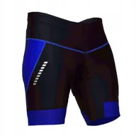 Spodenki rowerowe - Spodenki Rowerowe Stanteks SR0070 Czarno Niebieskie R. XL - miniaturka - grafika 1