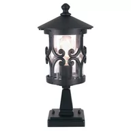 Lampy ogrodowe - Elstead Lighting Hereford Pedestal Lantern BL12 BLACK Lampa ogrodowa IP23 stylowa BL12 BLACK) - miniaturka - grafika 1