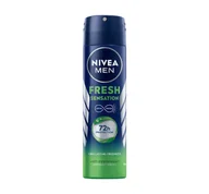 Dezodoranty i antyperspiranty dla kobiet - NIVEA DEO Spray męski SENSATION 95784 - miniaturka - grafika 1