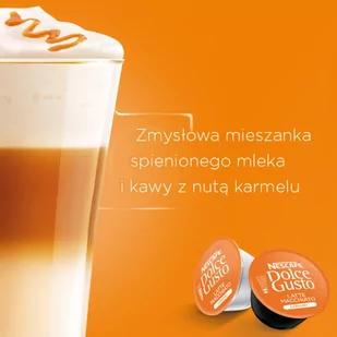 Nescafe NESTLÉ Kapsułki Dolce Gusto Latte Macchiato Caramel 16 sztuk 7764-uniw - Kawa w kapsułkach i saszetkach - miniaturka - grafika 3