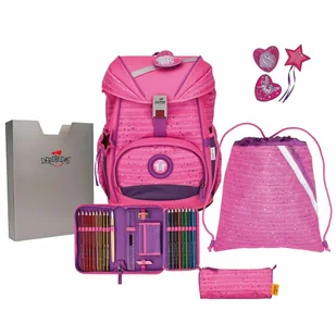 DerDieDas Zestaw tornistrów szkolnych ErgoFlex 5szt. pretty unicorn - Zestawy szkolne - miniaturka - grafika 1