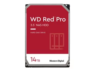 WDC WD141KFGX Dysk twardy WD Red Pro, 3.5, 14TB, SATA/600, 7200RPM, 256MB cache - Dyski HDD - miniaturka - grafika 1