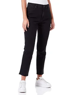 Wrangler Damskie spodnie retro skinny Pants, Easy Black, W38 / L34 - Spodnie damskie - miniaturka - grafika 1