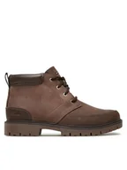 Botki męskie - Clarks Trapery Rossdale Mid 261734537 Brązowy - miniaturka - grafika 1