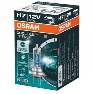 OSRAM Cool Blue Intense Next Gen H7 - 12V-55W - 5000K - 1szt. kartonik (64210CBN) - Żarówki samochodowe - miniaturka - grafika 1