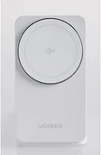 Ładowarki do telefonów - Magnetyczna ładowarka bezprzewodowa 2w1 UGREEN W706 MagSafe 15W biała UGR5793 - miniaturka - grafika 1