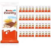 Batoniki - Kinder Country Czekolada mleczna z nadzieniem mlecznym i zbożami 23,5 g x 40 sztuk - miniaturka - grafika 1