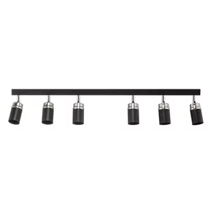 Luminex Spot Reno black/chrome 6 5149 - Lampy sufitowe - miniaturka - grafika 4