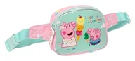 Plecaki - PEPPA PIG ICE CREAM Dziecięca, idealna dla młodzieży i dzieci w różnym wieku, wygodna i wszechstronna, jakość i wytrzymałość, 14x4x11 cm, jasnoróżowy/miętowy, Jasnoróżowy/Mięta zielona, Estándar, - miniaturka - grafika 1