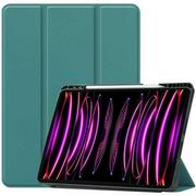 Etui do tabletów - Bizon Etui Case Tab Lizard do Apple iPad Pro 12.9 2022/2021/2020/2018, ciemnozielone - miniaturka - grafika 1