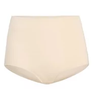 Majtki damskie - Majtki bawełniane z wysokim stanem Classico beżowe, Teyli - miniaturka - grafika 1