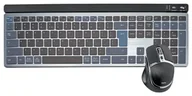 Zestawy myszka + klawiatura - Hama zestaw multi-device WKM-750 czarny U8173069 - miniaturka - grafika 1