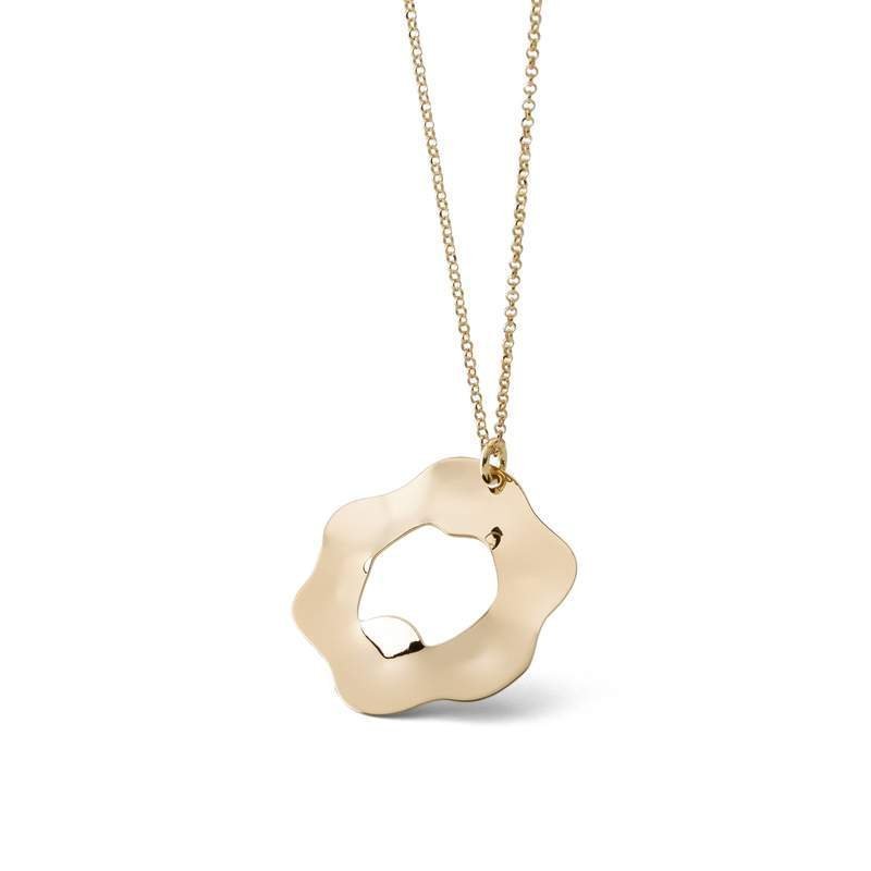 Srebrny naszyjnik z kwiatkiem