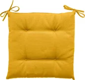 Poduszki na krzesła - Poduszka na krzesło pikowana KORAI 40 x 40 cm musztardowa 165117 - miniaturka - grafika 1