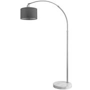 Lampy stojące - Lampa łukowa Szara 150-175cm Designerska Regulowana - miniaturka - grafika 1