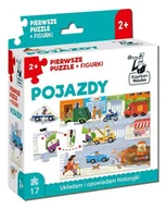Figurki dla dzieci - Pojazdy Pierwsze puzzle + figurki Kapitan Nauka - Anna Zając - miniaturka - grafika 1
