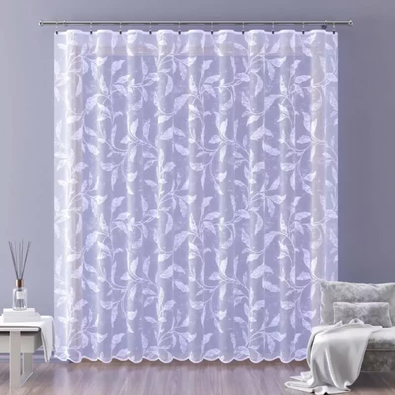 Firanka żakardowa metrażowa wys. 175 cm Bonnie A118 biała