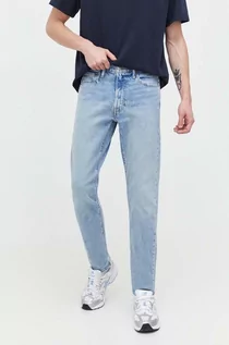 Spodnie męskie - Abercrombie & Fitch jeansy męskie kolor niebieski - grafika 1