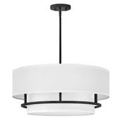 Lampy sufitowe - Graham lampa wisząca czarna HK-GRAHAM-L-BK Hinkley - miniaturka - grafika 1