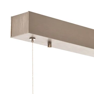 Lampa wisząca LED Quitani Elis orzech/nikiel 148 cm - Lampy sufitowe - miniaturka - grafika 2