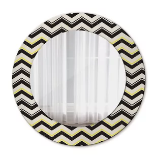 Lustro do Makijażu Wiszące Zygzakowaty wzór 50cm - Lustra - miniaturka - grafika 1