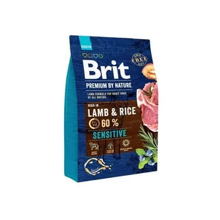 BRIT Premium By Nature Sensitive Lamb 3kg - Sucha karma dla psów - miniaturka - grafika 2