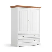 Szafy - Sosnowa Bieliźniarka Biały Dąb Do Salonu Belluno Elegante - miniaturka - grafika 1