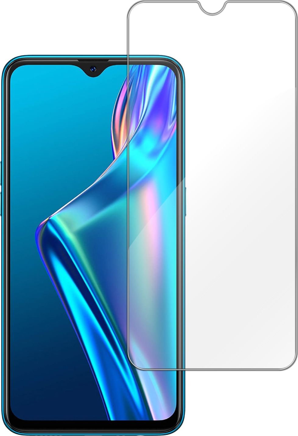 etumi Szkło Hartowane 9H Do Oppo A12 Szybka Na Ekran Szkiełko Ochronne Na Ekran Twarde Płaskie Przód / Ochrona Matrycy Telefonu Glas0076