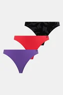 Majtki damskie - Under Armour stringi 3-pack kolor czarny 25UUSHJ285 - miniaturka - grafika 1